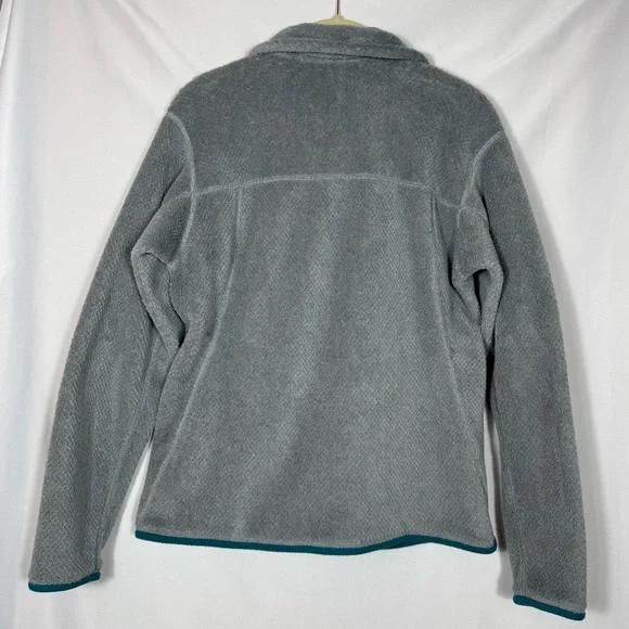 Patagonia Women’s Retool Snap-T Fleece Pullover Gray & Teal.  Size Medium.  NWOT - Picture 15 of 16